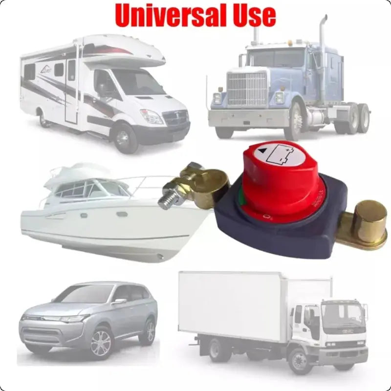 12V Battery Disconnect Switch Master Isolator Kill Switch for Car RV Boat Tuck's Performance