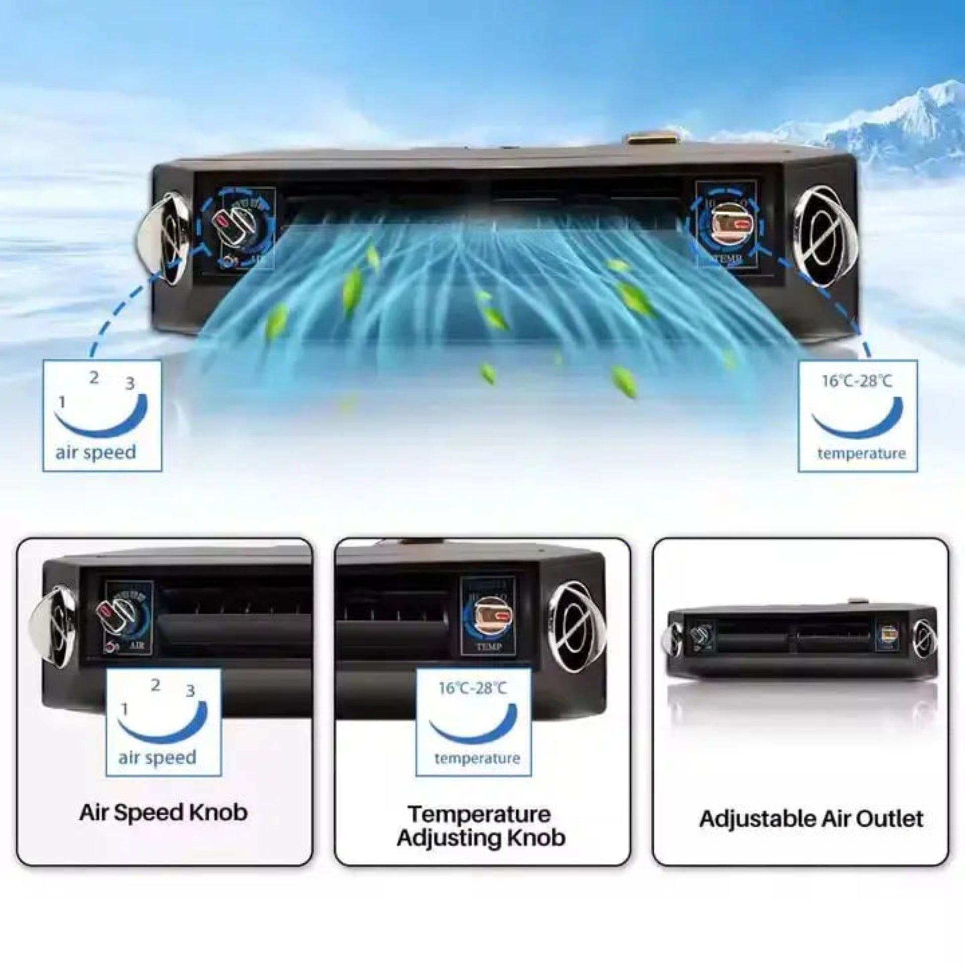 12V Universal Air Conditioning Kit – Compact Electric A/C System Tuck's Performance