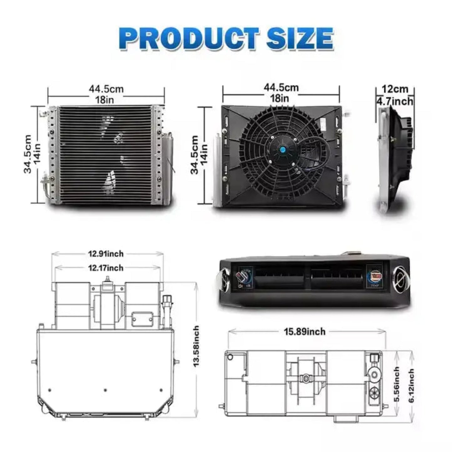 12V Universal Air Conditioning Kit – Compact Electric A/C System Tuck's Performance
