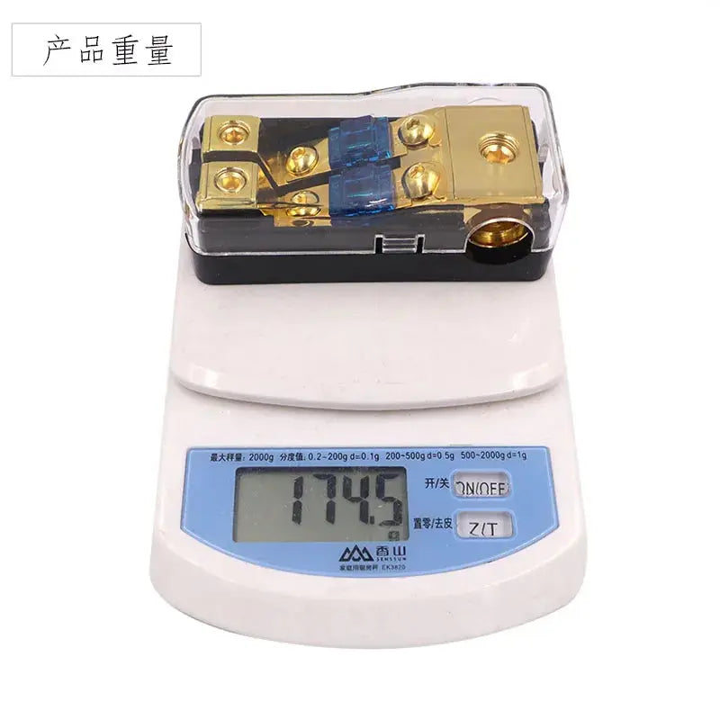 12V / 24V Heavy-Duty Fused Power Distribution Block – 2/3/4-Way Options (Gold-Plated, High Output) Tuck's Performance