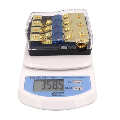 12V / 24V Heavy-Duty Fused Power Distribution Block – 2/3/4-Way Options (Gold-Plated, High Output) Tuck's Performance