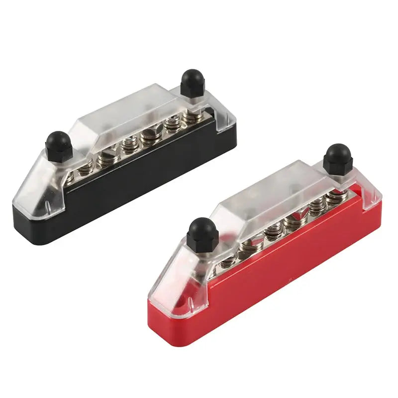 12V / 24V Universal Battery Bus Bar Power Distribution Block – Positive & Negative (150A) Tuck's Performance