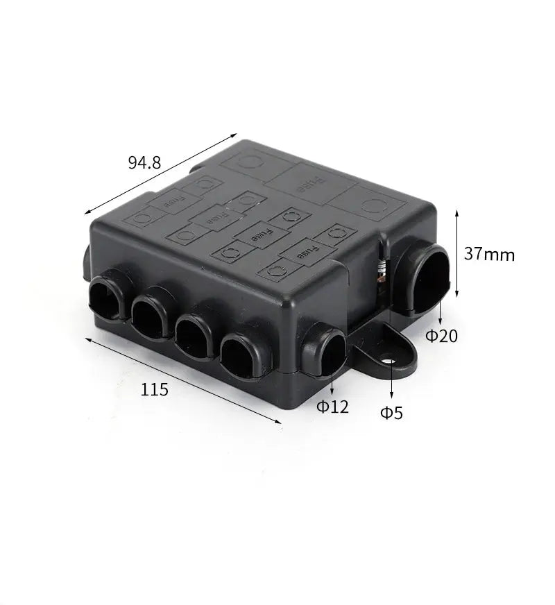 12V / 24V Universal Mega & Midi Fuse Distribution Box – Heavy-Duty Multi-Circuit Power Hub Tuck's Performance
