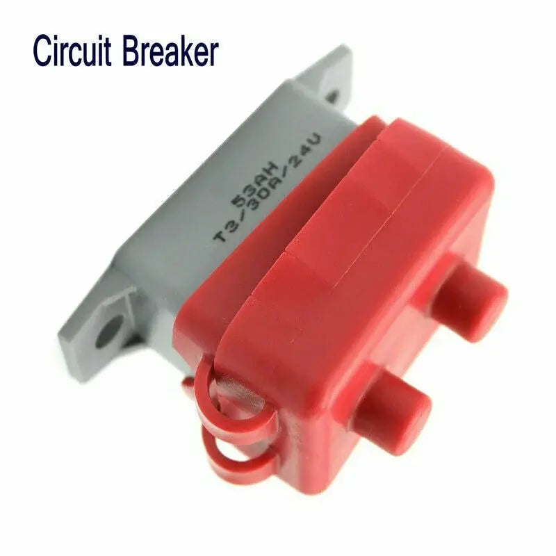 12V Automatic Reset Circuit Breaker 10A–50A Waterproof Dual Battery Fuse for Car Boat RV Tuck's Performance