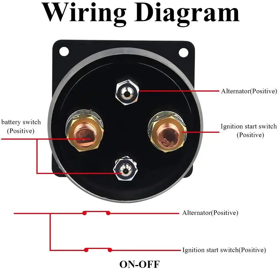 12V Master Battery Disconnect Switch Panel – 4 Post Alternator Cut-Off for RV, Camper & 4WD - Tuck's Performance