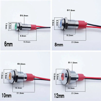 12V Metal Dash Indicator Light Set (25pcs) – 4x4, Touring Rigs & Custom 12V Builds﻿ Tuck's Performance