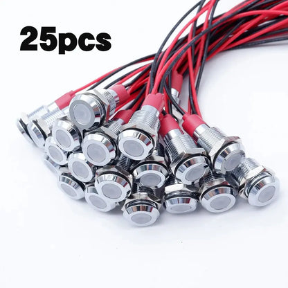 12V Metal Dash Indicator Light Set (25pcs) – 4x4, Touring Rigs & Custom 12V Builds﻿ Tuck's Performance