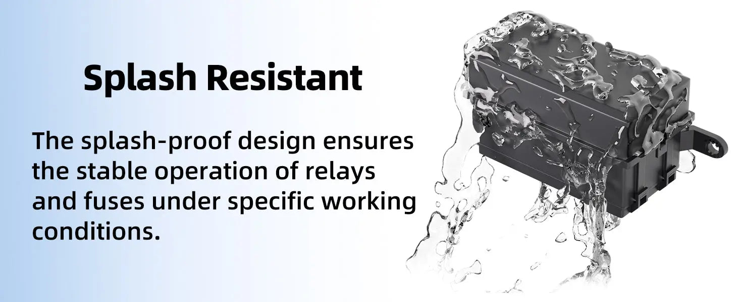 12V Relay & Fuse Box – Pre-Wired ATO/ATC Block with 4 Relay Slots (Splash-Resistant) | Ideal for 4WD, Utes, Campers & Marine Tuck's Performance