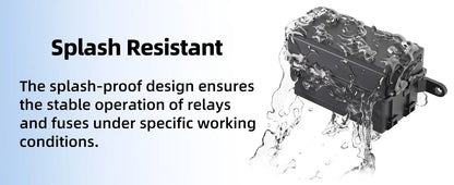 12V Relay & Fuse Box – Pre-Wired ATO/ATC Block with 4 Relay Slots (Splash-Resistant) | Ideal for 4WD, Utes, Campers & Marine Tuck's Performance