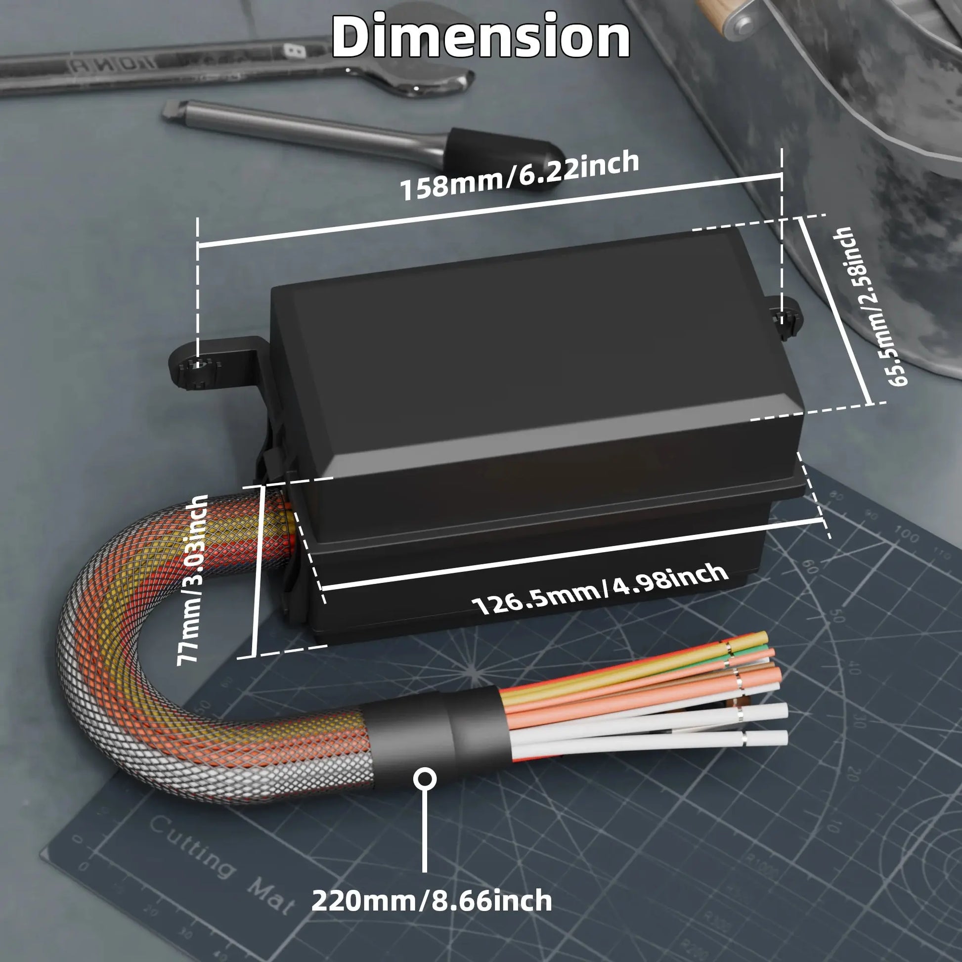 12V Relay & Fuse Box – Pre-Wired ATO/ATC Block with 4 Relay Slots (Splash-Resistant) | Ideal for 4WD, Utes, Campers & Marine Tuck's Performance