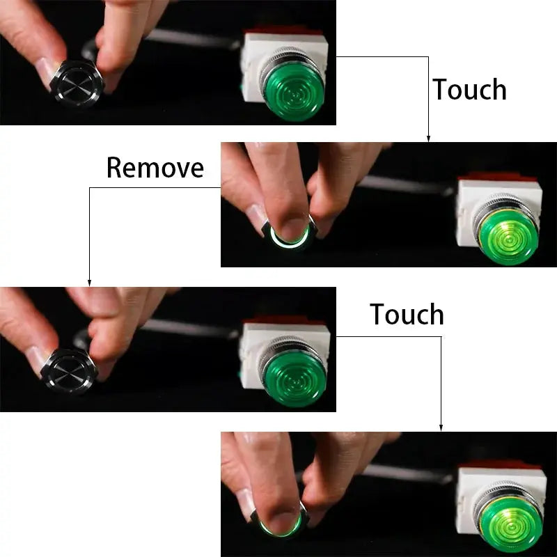 12V Touch On/Off Waterproof Switch – Stainless IP68 Momentary/Latching (16–30mm) | 4WD, Camping, Touring Tuck's Performance