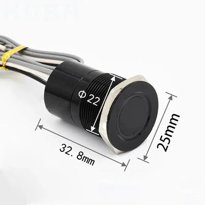 12V Touch On/Off Waterproof Switch – Stainless IP68 Momentary/Latching (16–30mm) | 4WD, Camping, Touring Tuck's Performance