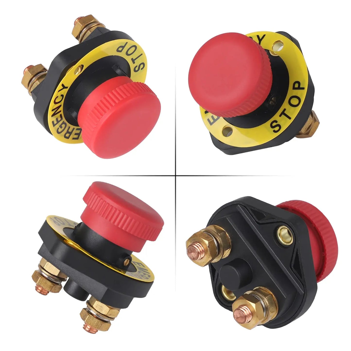 12V–48V Push Pull Battery Disconnect Switch 150A Universal Power Cut Off Isolator - Tuck's Performance