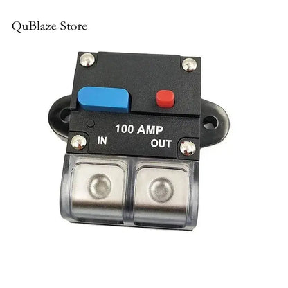 12V–48V Resettable DC Circuit Breaker 30A–300A – Manual Reset Battery & Audio Protection Tuck's Performance