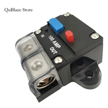 12V–48V Resettable DC Circuit Breaker 30A–300A – Manual Reset Battery & Audio Protection Tuck's Performance