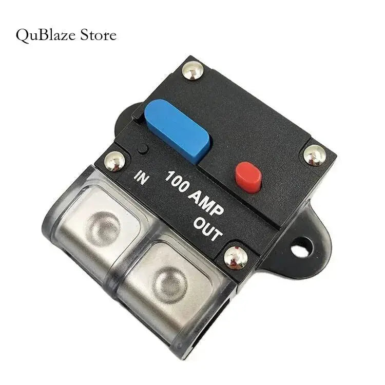 12V–48V Resettable DC Circuit Breaker 30A–300A – Manual Reset Battery & Audio Protection Tuck's Performance