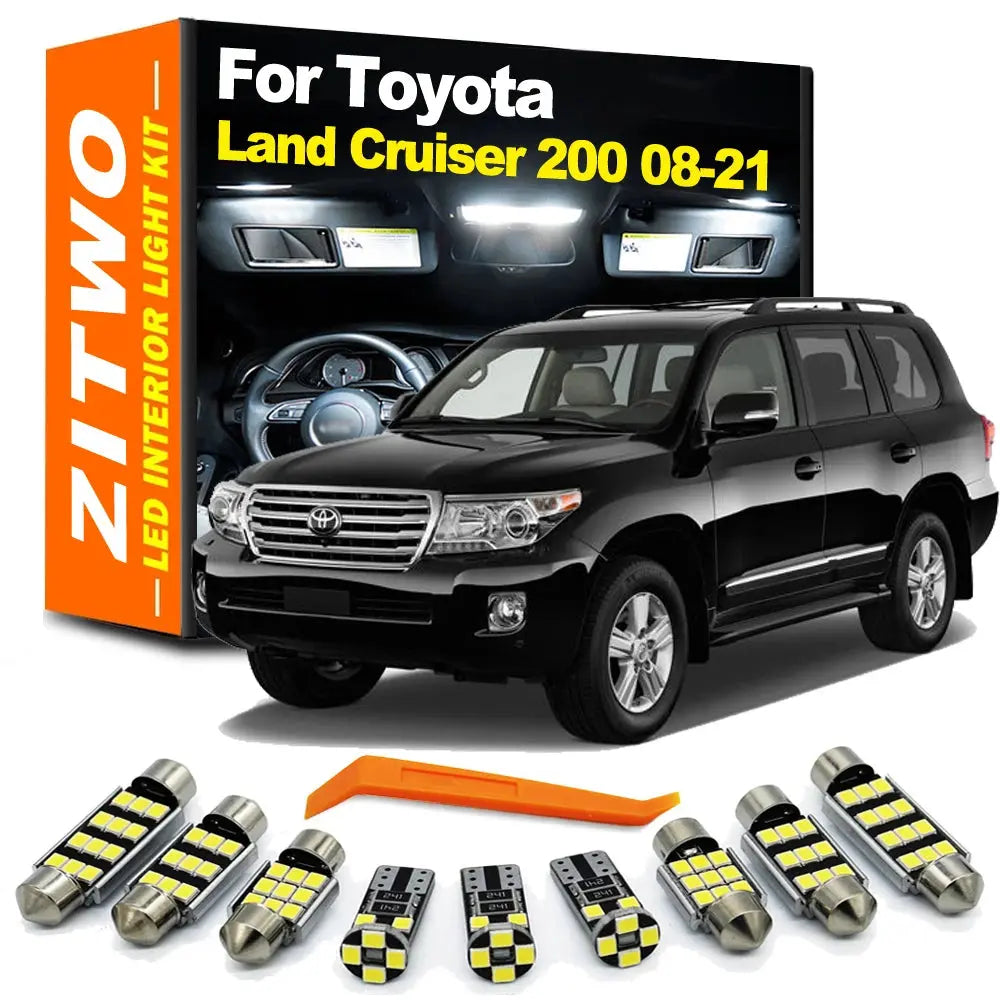 16Pcs LED Interior  Light Kit For Toyota Land Cruiser 200 Series Tuck's Performance
