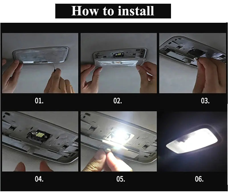 16Pcs LED Interior  Light Kit For Toyota Land Cruiser 200 Series Tuck's Performance