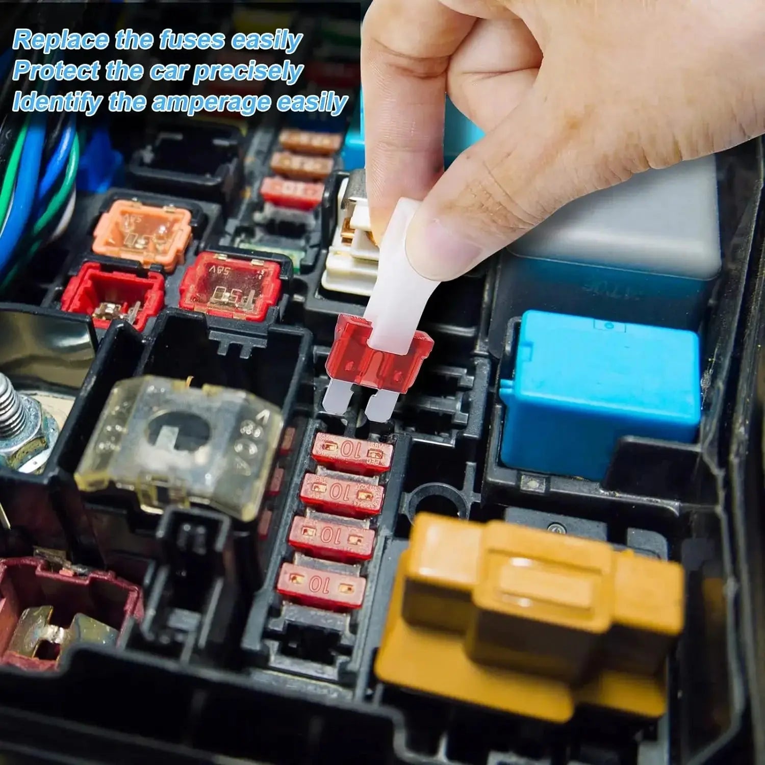 180pc Automotive Fuse Kit – Standard, Mini & Micro Blade Fuses with Puller (12V / 24V) Tuck's Performance