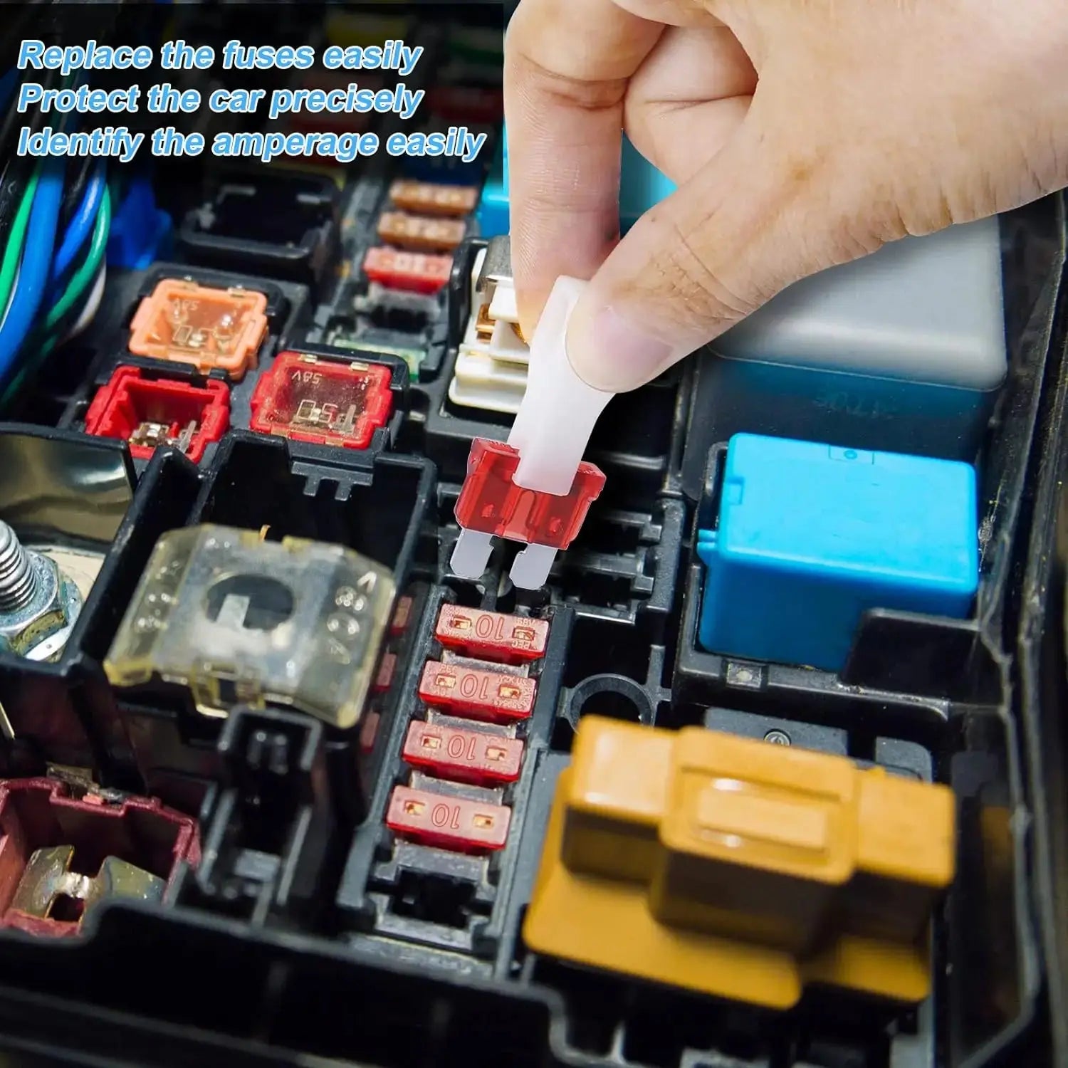 180pc Automotive Fuse Kit – Standard, Mini & Micro Blade Fuses with Puller (12V / 24V) Tuck's Performance