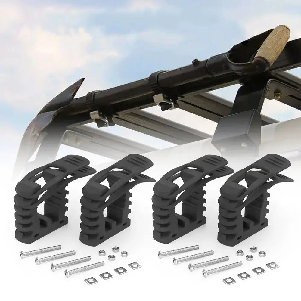 2/4pcs Shovel Holder, Quick Release Rubber  Mounting Bracket for Utte SUV Offroad Tuck's Performance
