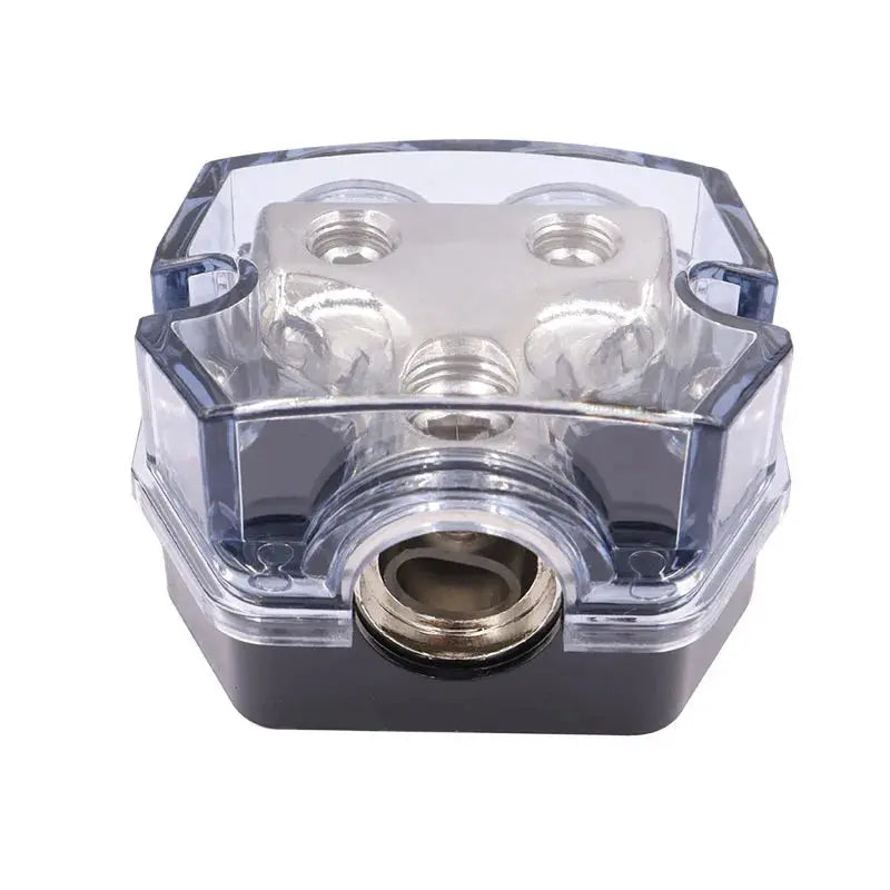 2-Way / 3-Way / 5-Way Car Audio Power Distribution Block – 0/2/4 Gauge In, 0/2/4/8 Gauge Out (High-Current Splitter) Tuck's Performance