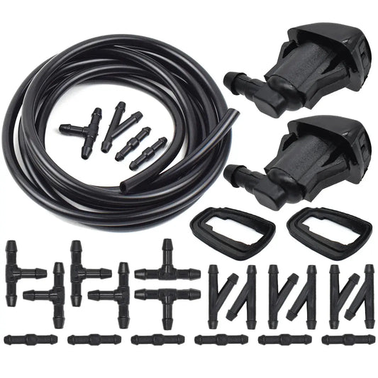 2X Car Windshield Washer Spray Wiper Nozzles Hose for Toyota E120 Corolla Camry Sienna Avensis T25 Corsa XV30 Hilux 85381AE020