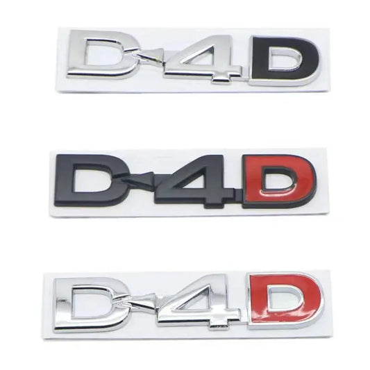 3D Metal D4D BadgeToyota Hilux Tuck's Performance