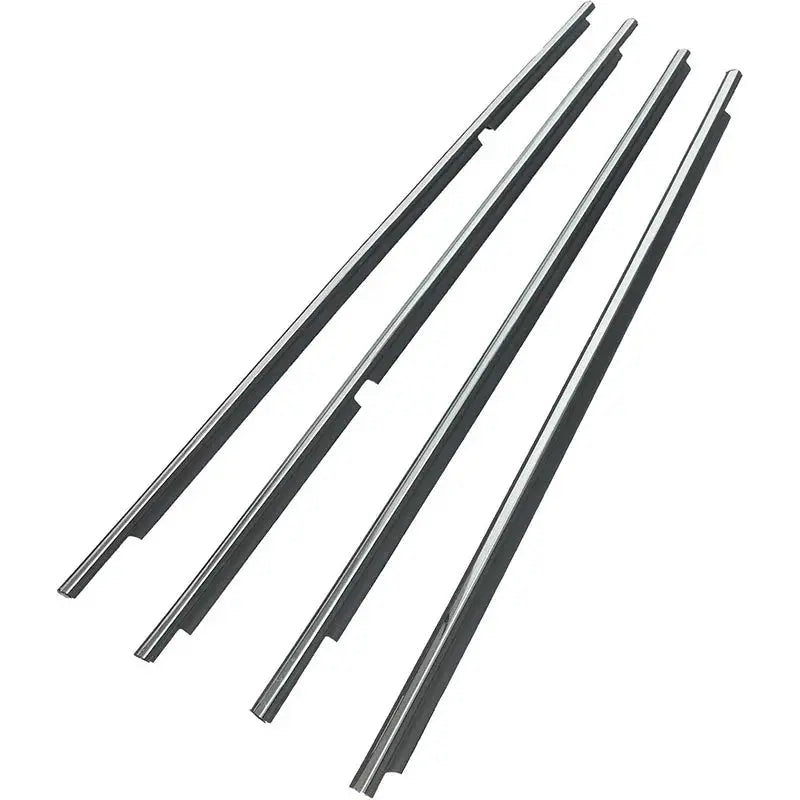 4Pcs Chrome/Black Window   Land Cruiser LC200 Series 2008-2021 Weatherstrip Tuck's Performance