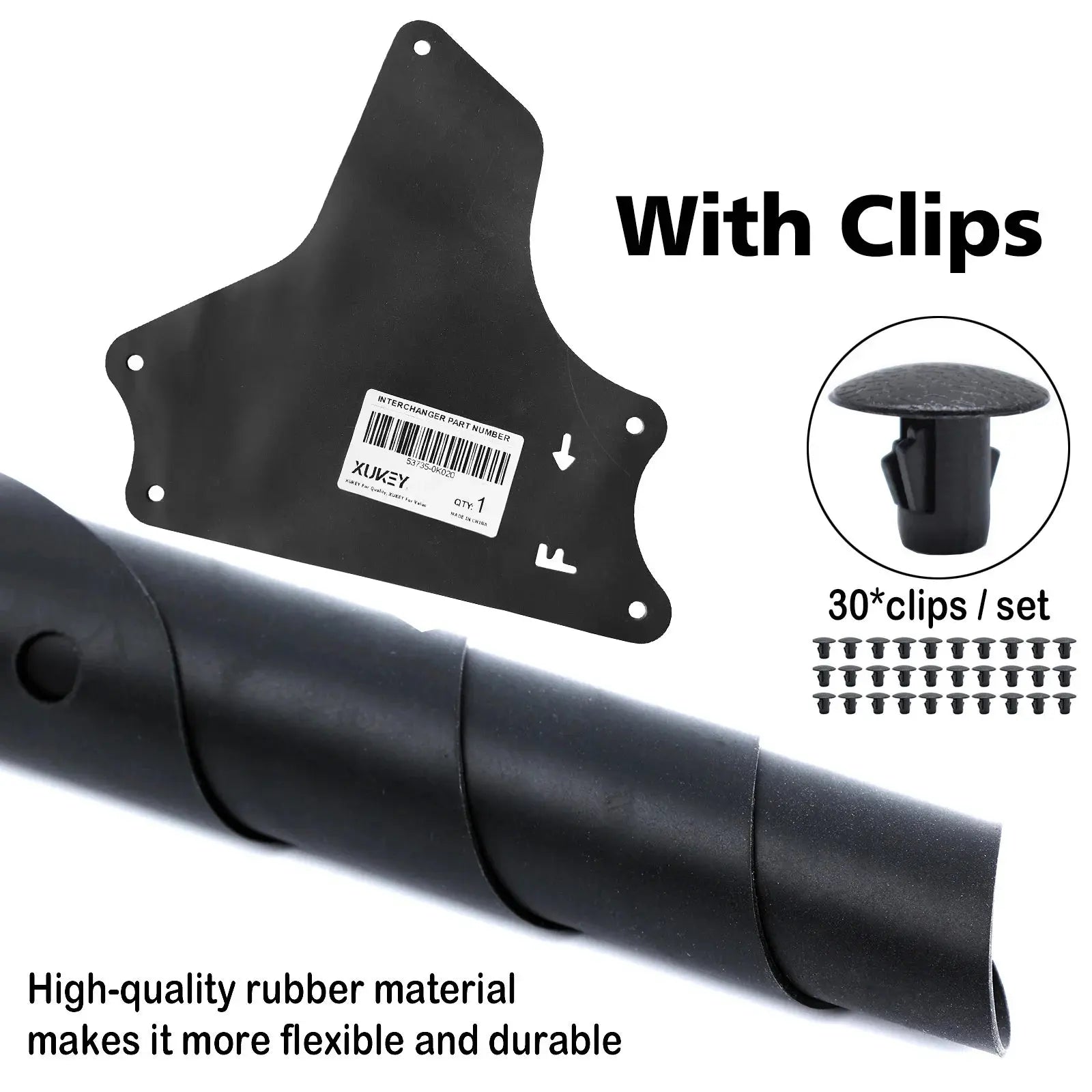 4pcs Hilux Splash Engine Sheild Set Liner Apron Seal Tuck's Performance