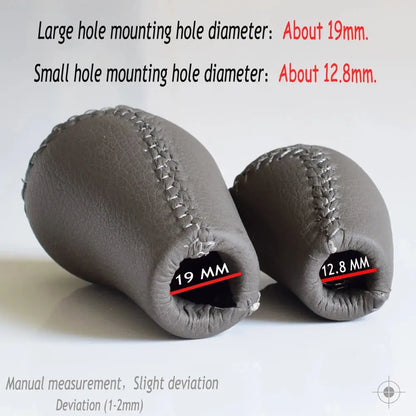 Gear Shift Knob 5 Speed Manual Transmission Leather Transfer Gear Shift Fit for Toyota Prado LC120 Land Cruiser Prado 2003-2009