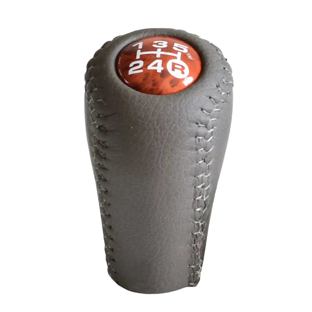 Gear Shift Knob 5 Speed Manual Transmission Leather Transfer Gear Shift Fit for Toyota Prado LC120 Land Cruiser Prado 2003-2009