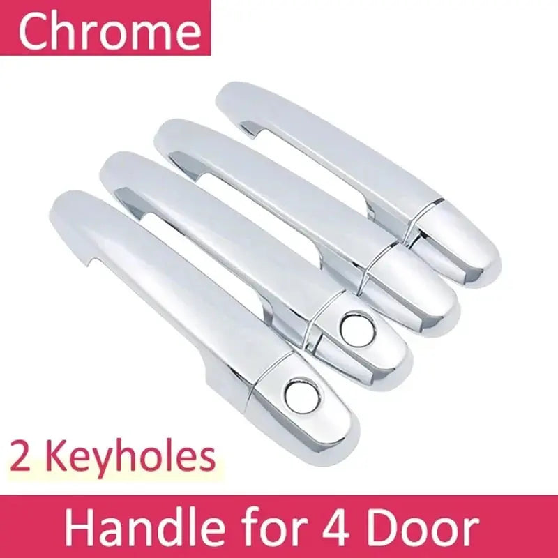 ABS Car Door Handle Cover for Toyota Hilux MK7 2005 2006 2007 2008~2014 Styling Sticker Decoration Chrome Paint Auto Accessories Tuck's Performance