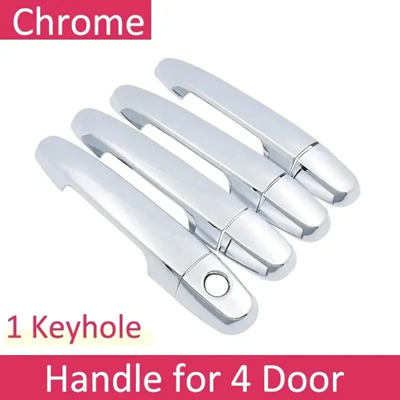 ABS Car Door Handle Cover for Toyota Hilux MK7 2005 2006 2007 2008~2014 Styling Sticker Decoration Chrome Paint Auto Accessories Tuck's Performance
