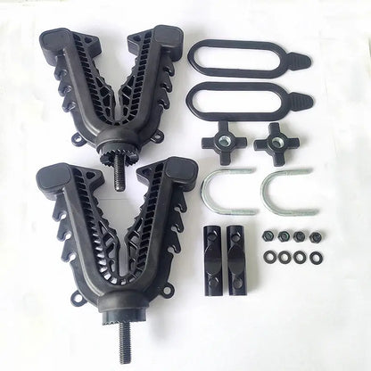 ATV SXS 4x4 GUN RACK With Rubber Coating Tuck's Performance