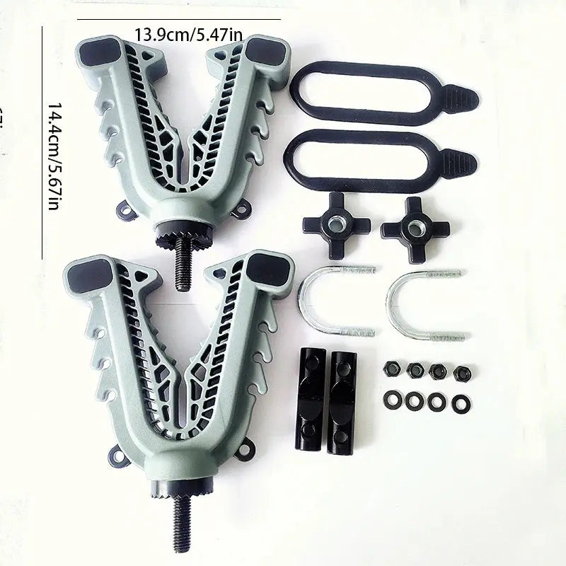 ATV SXS 4x4 GUN RACK With Rubber Coating Tuck's Performance