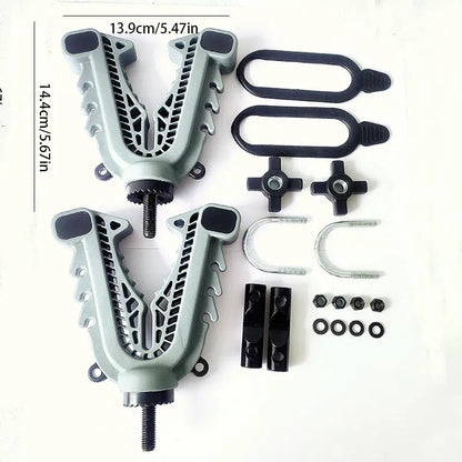 ATV SXS 4x4 GUN RACK With Rubber Coating Tuck's Performance