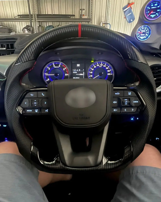 Aftermarket Steering Wheel – Fits Toyota Hilux N80 (2015–2024) Tuck's Performance