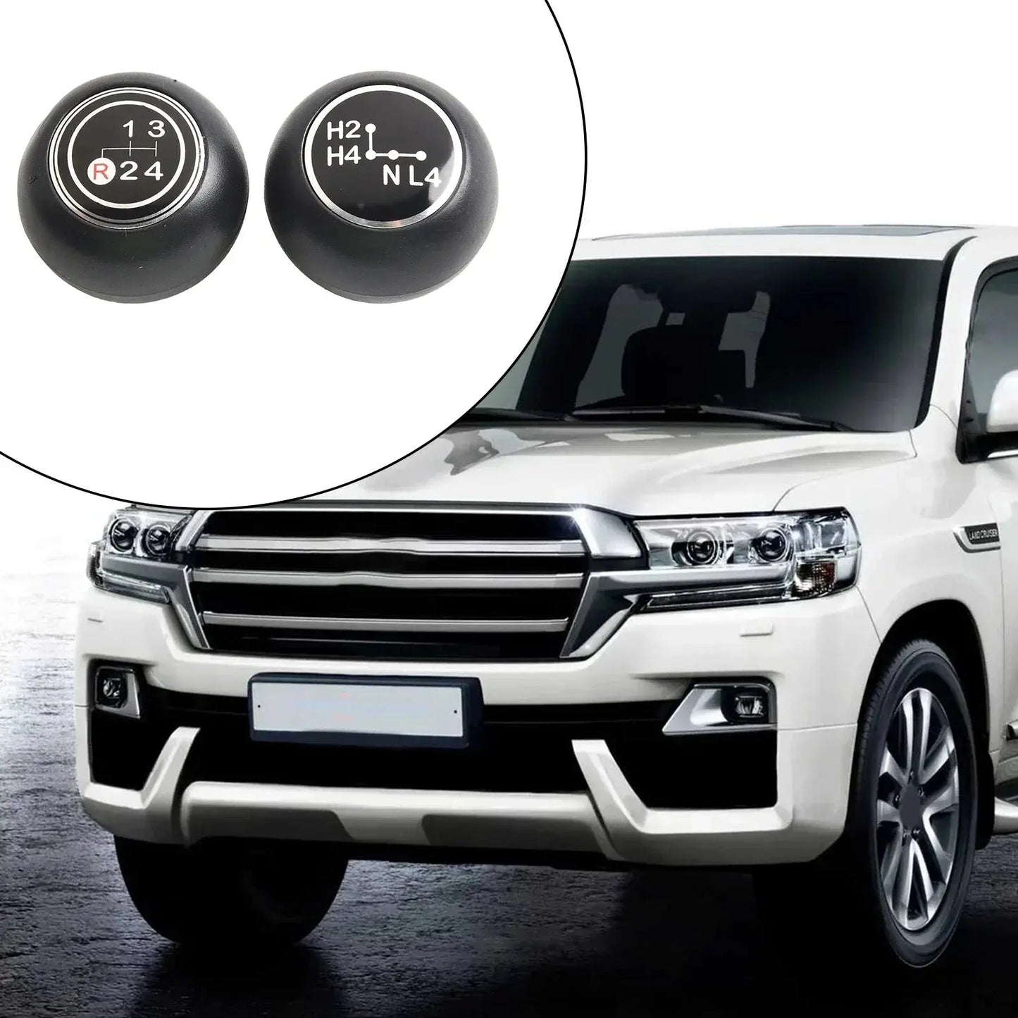 Auto Transfer Case Gear Knob Shift Knob for Toyota for Land Cruiser 40 Series FJ40 Transfer Case Gear Knob Plastic