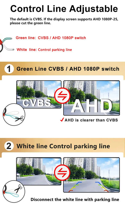 CCD AHD 1080P Rear View Upside Down Camera For Toyota Hilux N70 Tuck's Performance