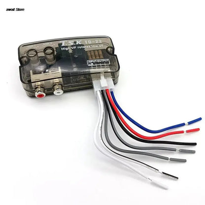 Car Audio Converter RCA S High To Low Adjustable Frequency  Converter Adapter Tuck's Performance