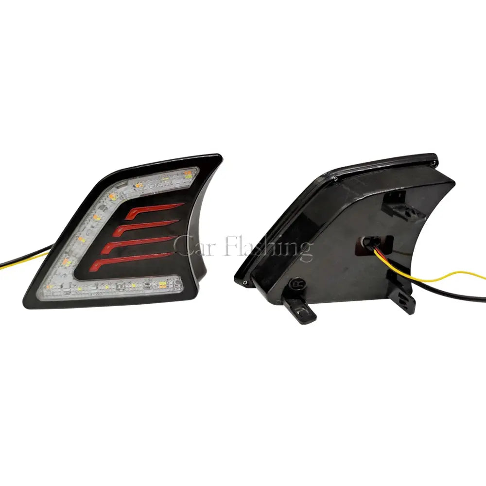 Car DRL For Toyota Hilux Vigo 2012 2013 2014 LED Daytime Running Light Daylight turn Signal lamp Fog lamp cover Tuck's Performance