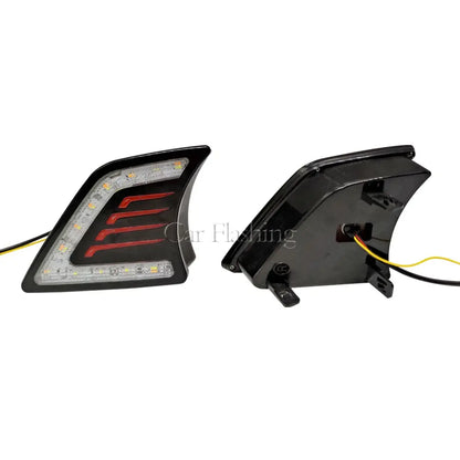 Car DRL For Toyota Hilux Vigo 2012 2013 2014 LED Daytime Running Light Daylight turn Signal lamp Fog lamp cover Tuck's Performance