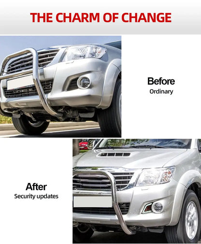 Car DRL For Toyota Hilux Vigo 2012 2013 2014 LED Daytime Running Light Daylight turn Signal lamp Fog lamp cover Tuck's Performance