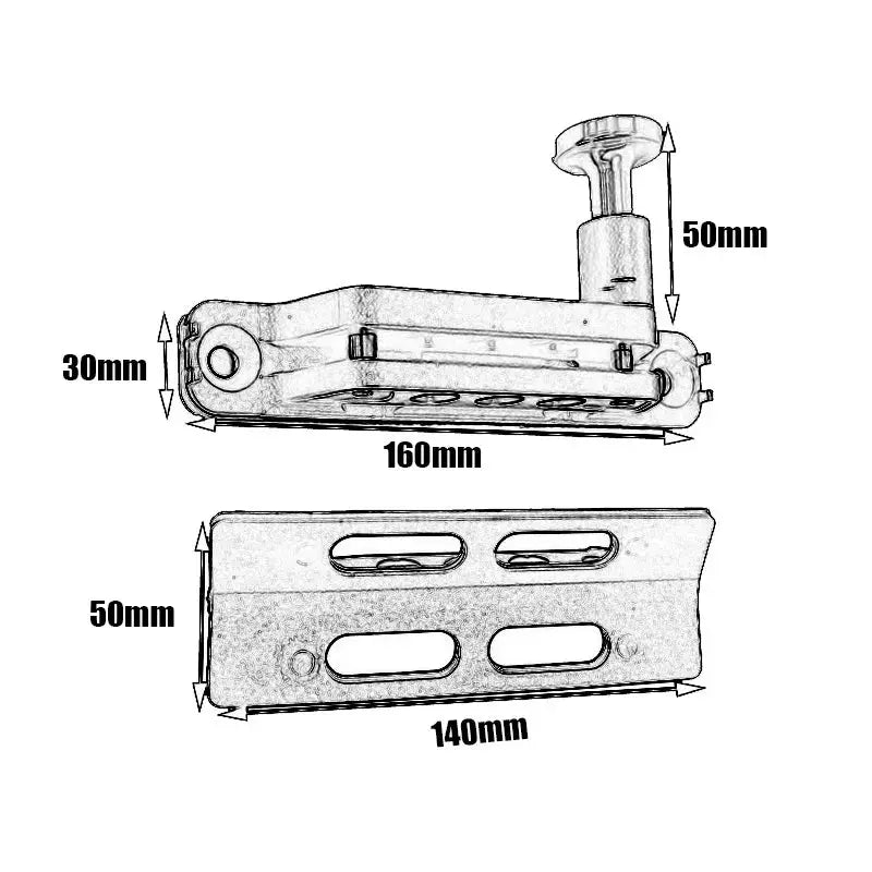 Car Extinguisher Mount Bracket Adjustable Tuck's Performance