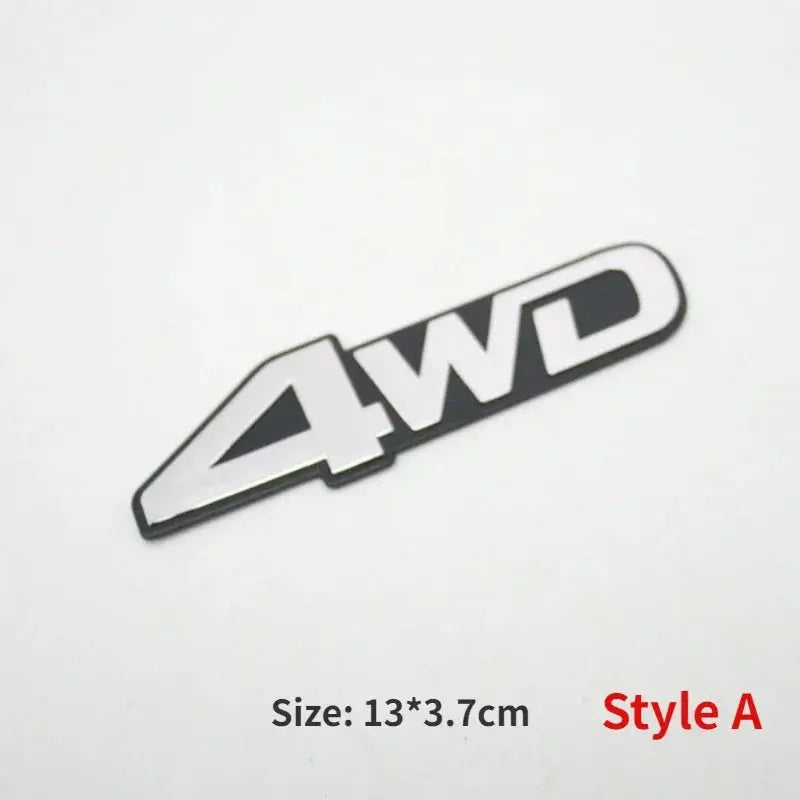 Car Rear 4WD Full Time Emblem Styling Sticker Trunk Logo Decal Taigate Nameplate for Land Cruiser FJ60 62 FJ80 FZJ80 LX450
