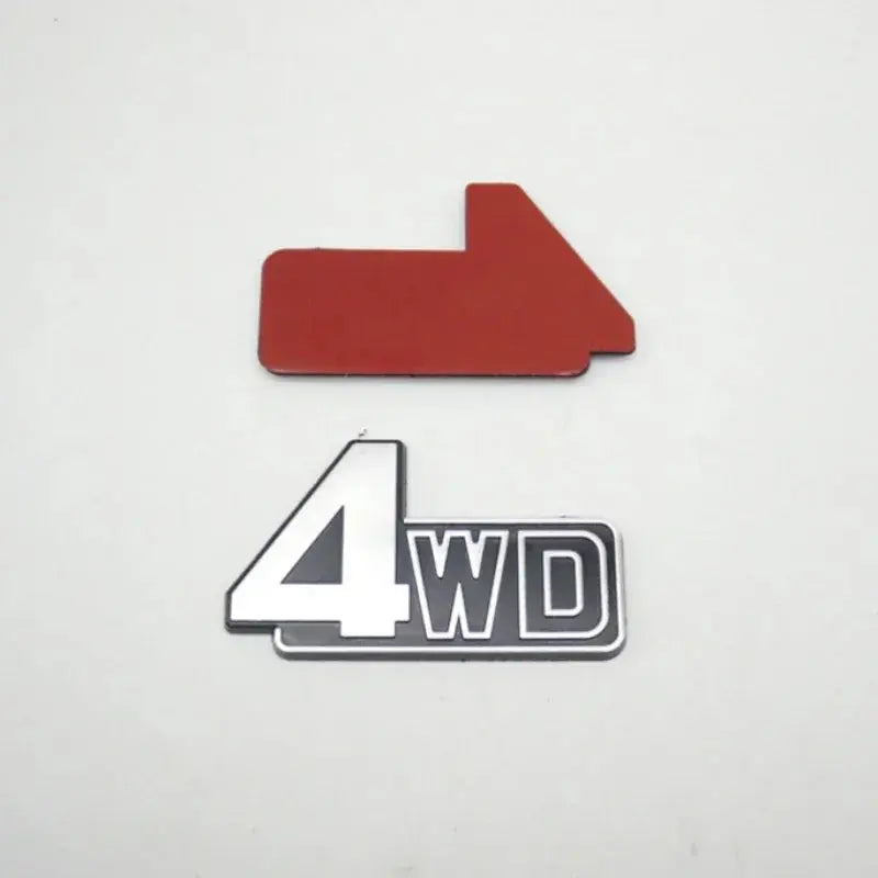 Car Rear 4WD Full Time Emblem Styling Sticker Trunk Logo Decal Taigate Nameplate for Land Cruiser FJ60 62 FJ80 FZJ80 LX450