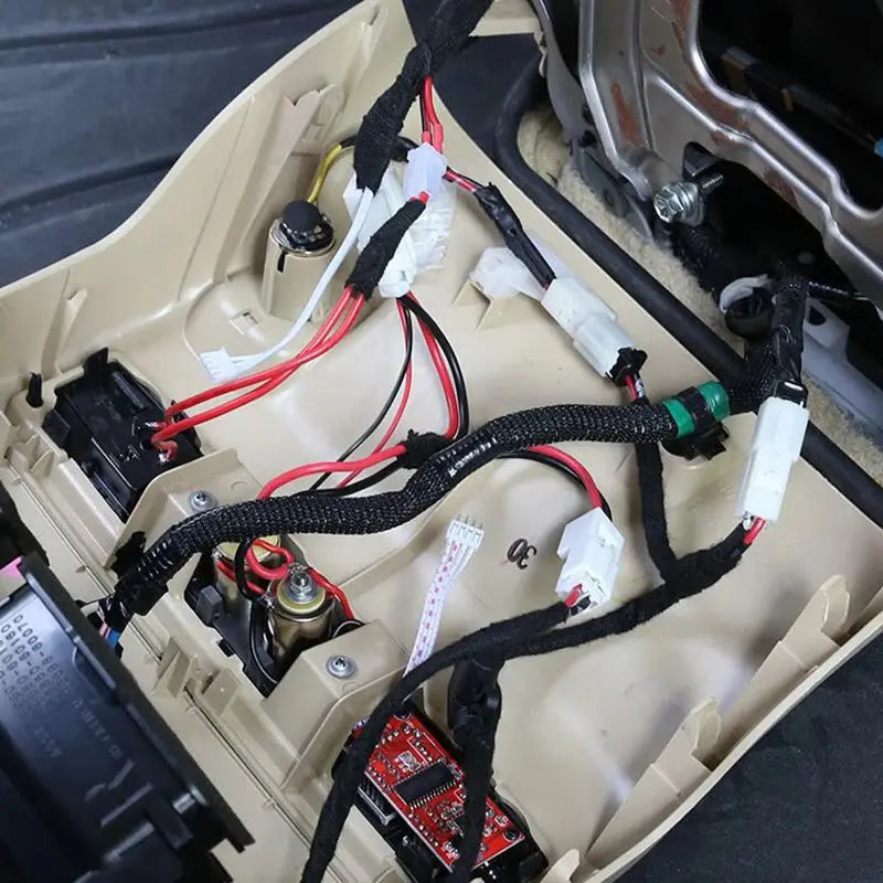 Car Rear Sear Multifuction USB Socket Port Voltmeter Charger Cigarette lighter Rocker Switch For Toyota Land Cruiser 200 Tuck's Performance