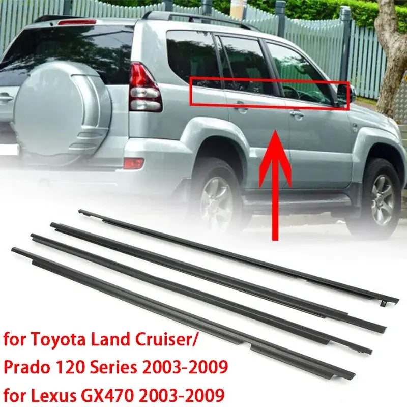 Door weatherstrip seal kit for Prado 120 and Lexus GX470