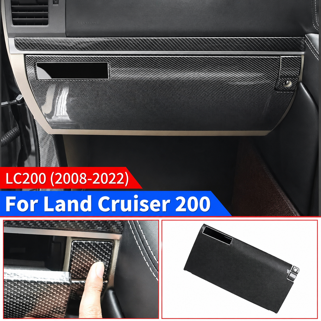 Land Cruiser 200 Series RHD Glove Box Trim Cover Tuck's Performance